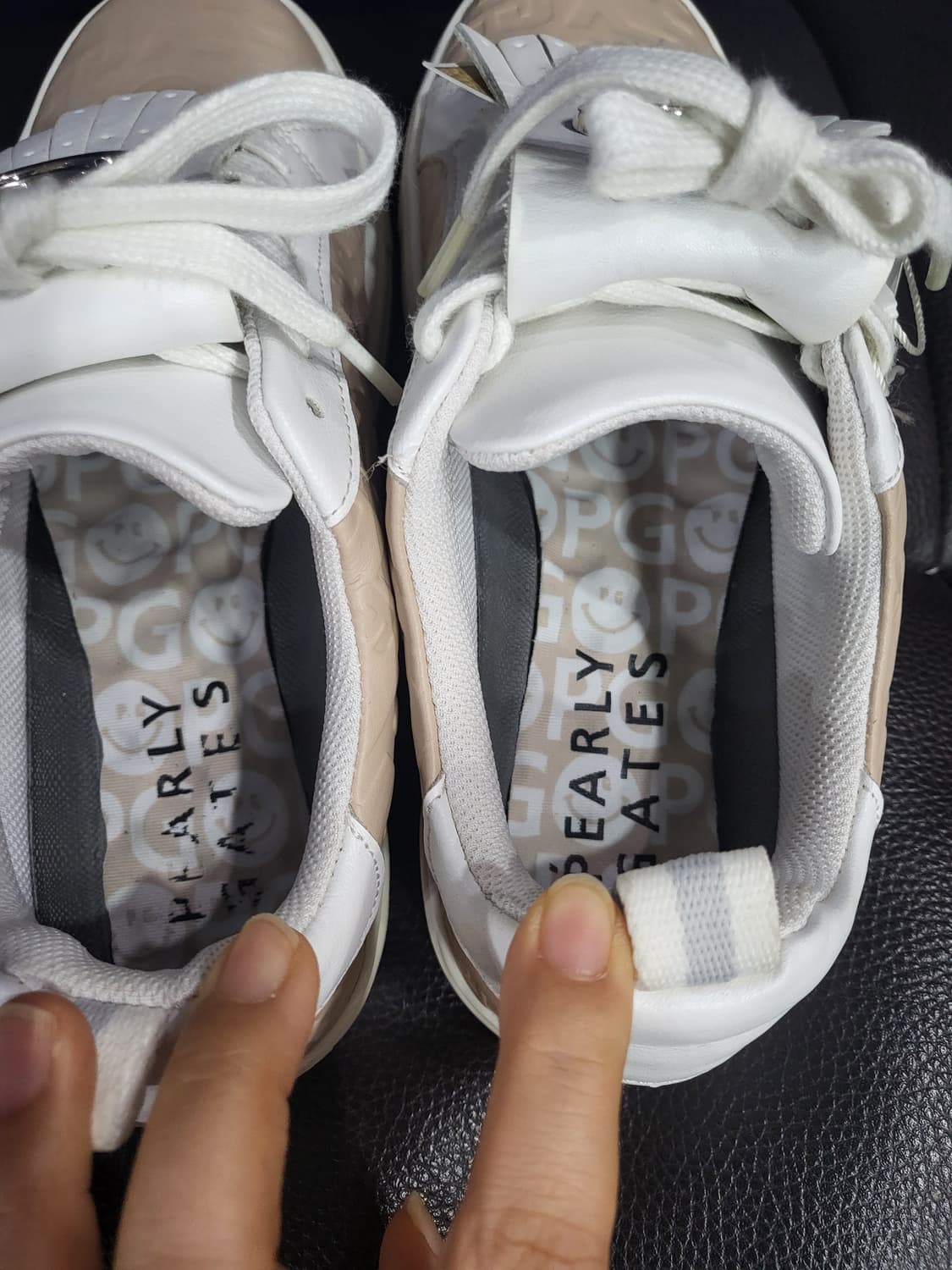 파리게이츠 스마일 태슬 엠보 로고 골프화(새상품) 상품이미지7