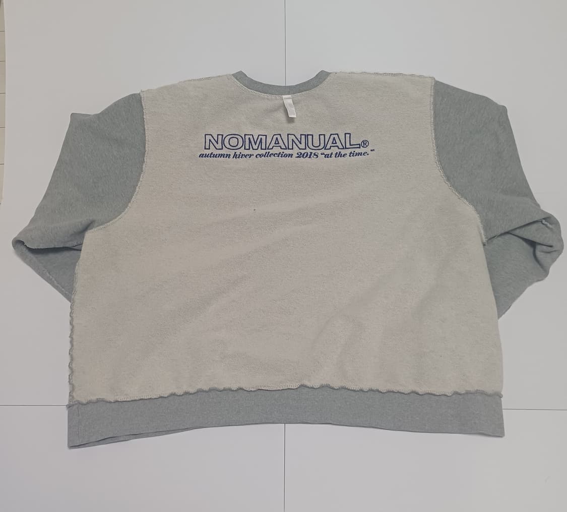 5번이상착용 XL 노메뉴얼 리버시블 맨투맨 상품이미지1