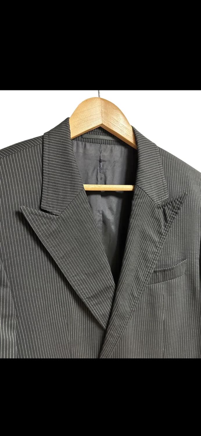 휴고보스(hugo boss) 스트라이프 블랙 싱글블레이져 자켓50size 상품이미지3