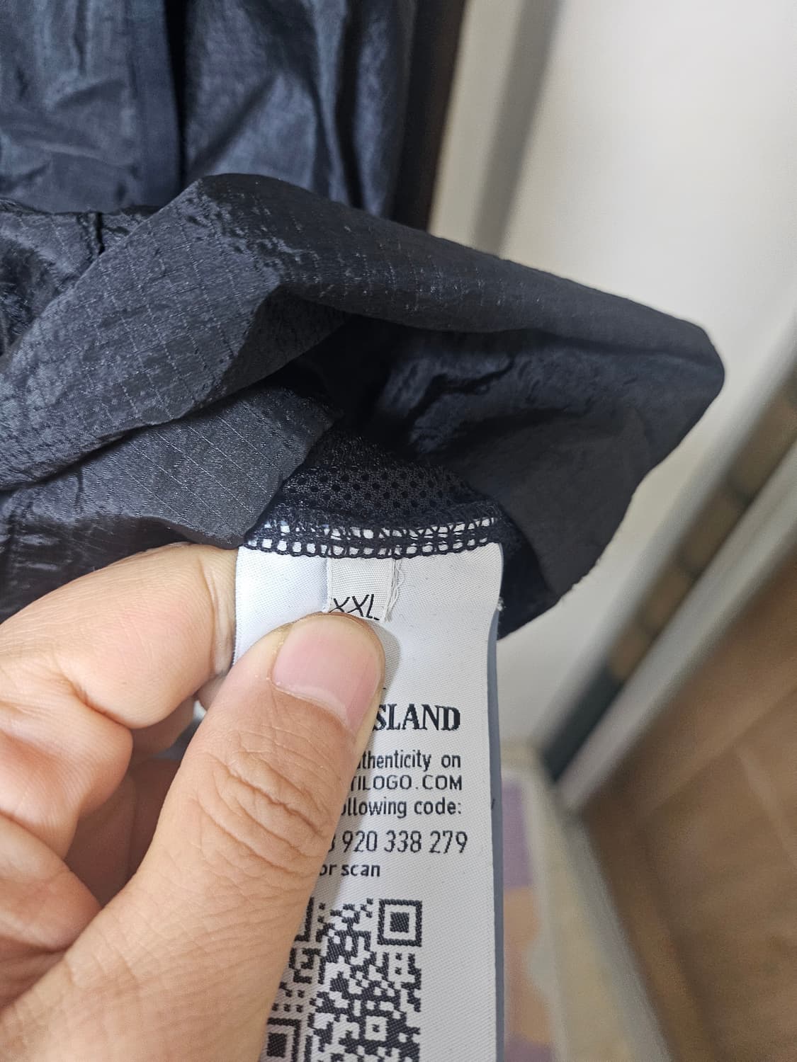 스톤아일랜드 나일론 아노락 블랙 2xl 상품이미지8