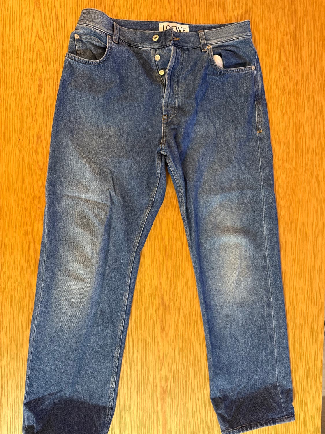 로에베 남자 일자 데님 상품이미지2