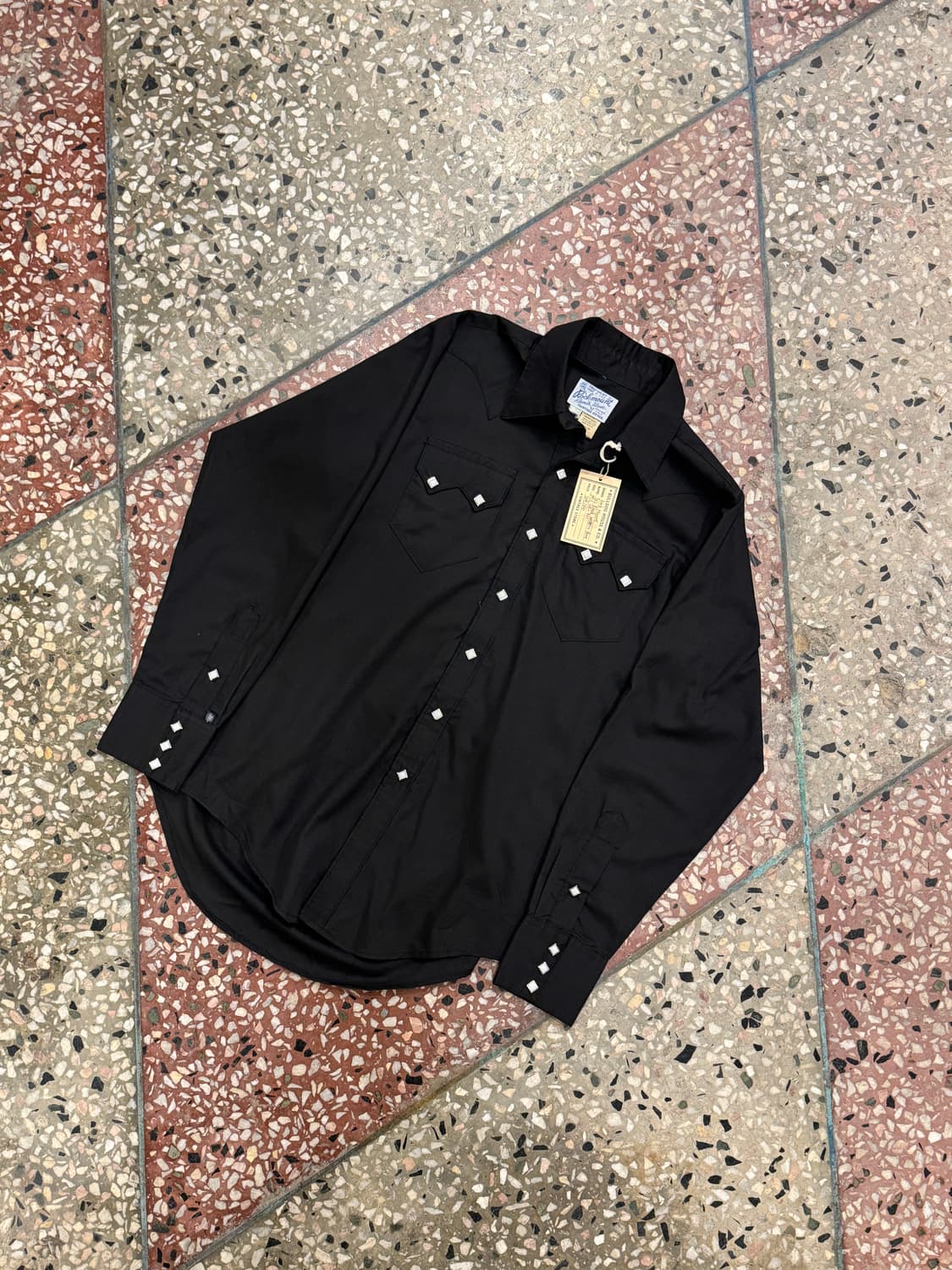 70s 락마운트 웨스턴셔츠 블랙 (15.5) 상품이미지2