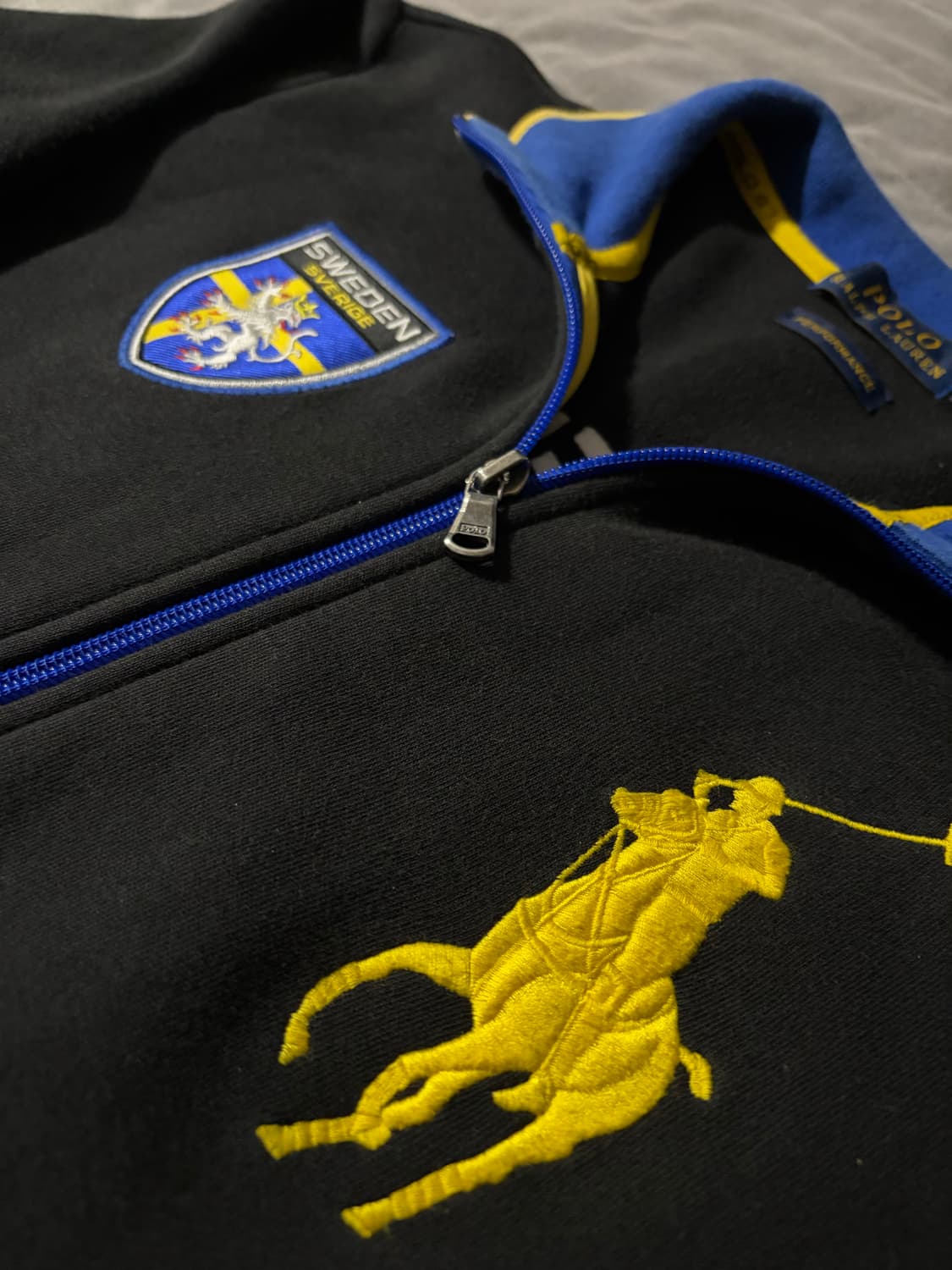 유일매물⭐️)폴로 빅포니 치프키프 스웨덴 투웨이 집업 상품이미지3