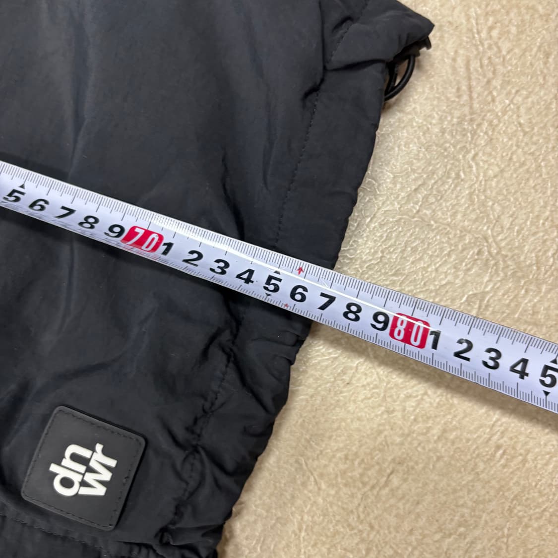 자라 dnwr 나일론 블랙 후드 자켓 상품이미지4