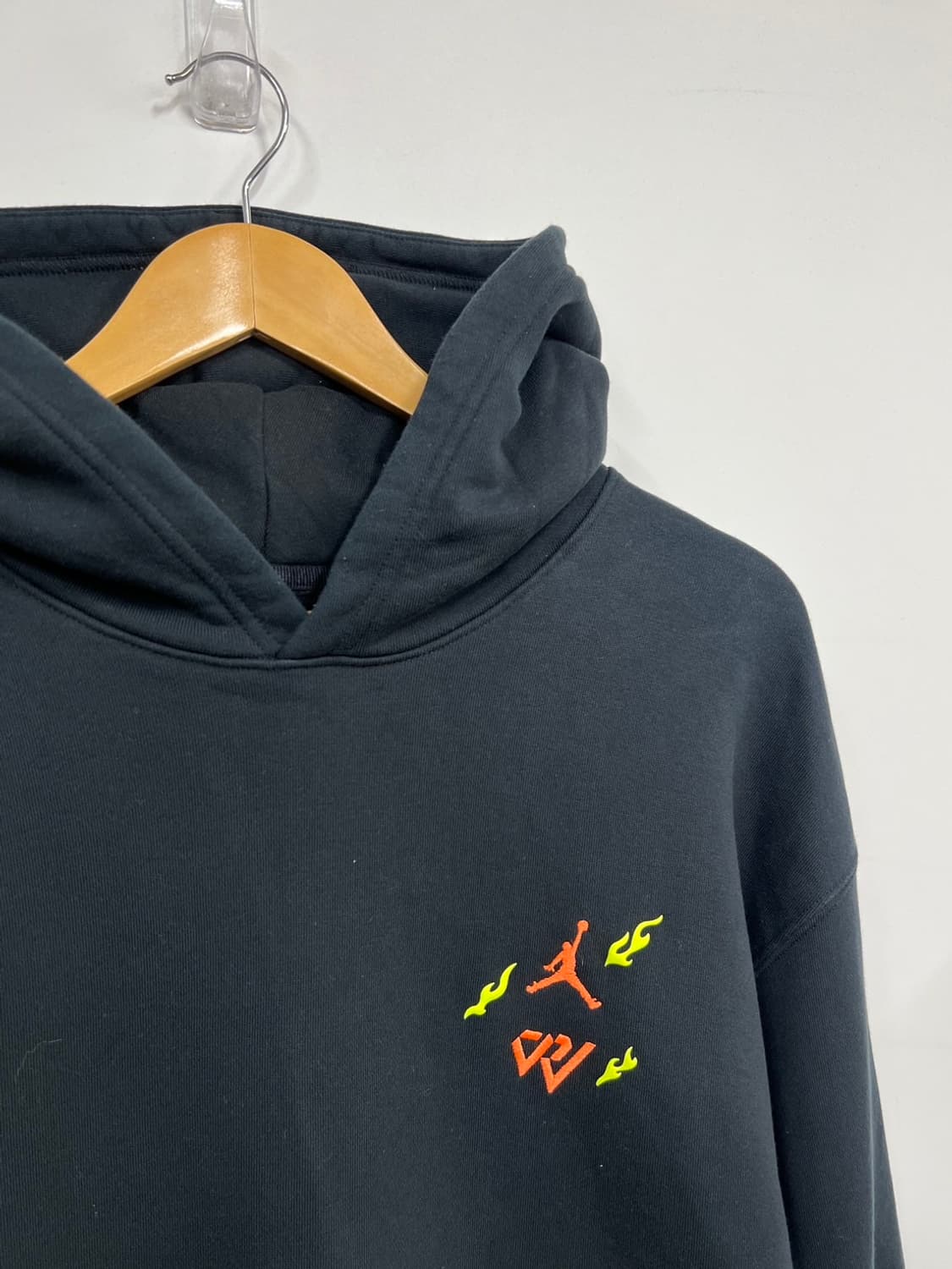 나이키 조던 와이낫 바스켓볼 로고 프린팅 기모 후드티 상품이미지2