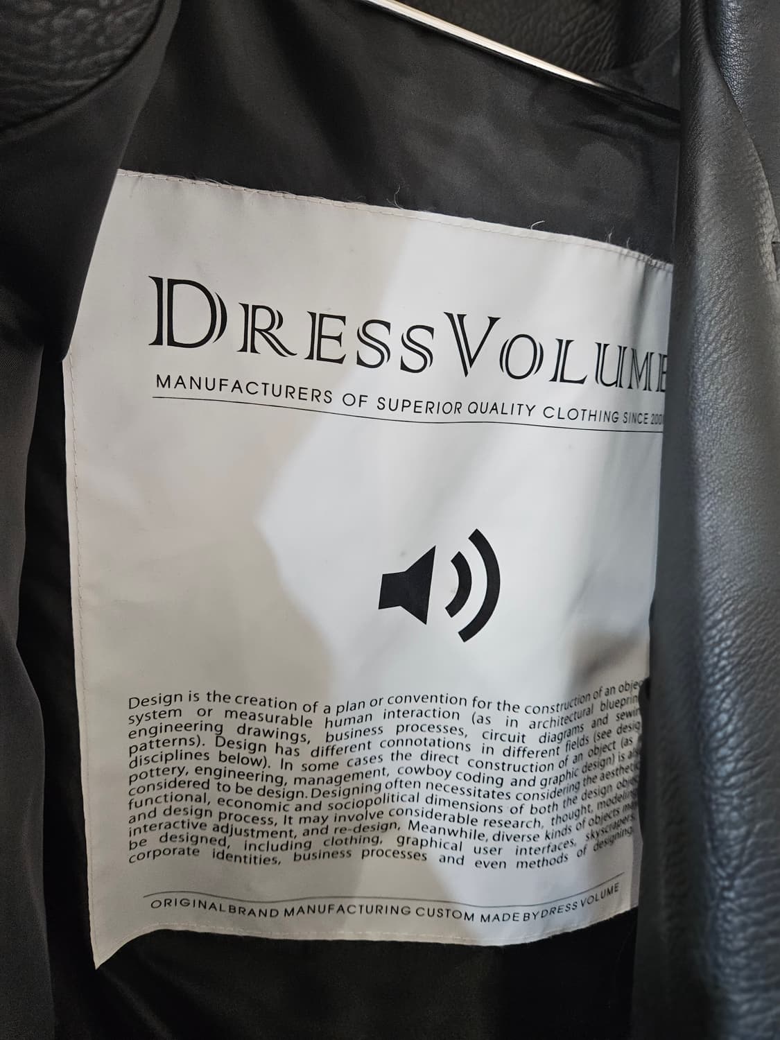 드레스볼륨 레더 라이더 자켓 상품이미지7