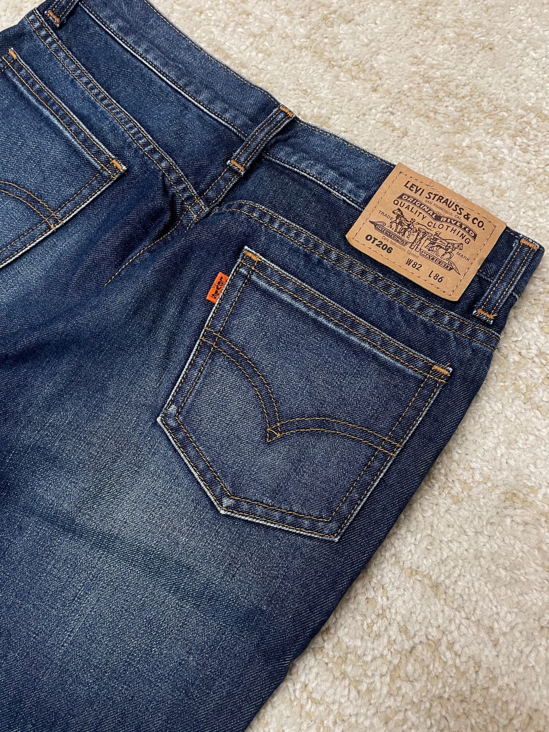 [32] Early 00s 리바이스 스트레이트 핏 오렌지탭 OT206 리 상품이미지2