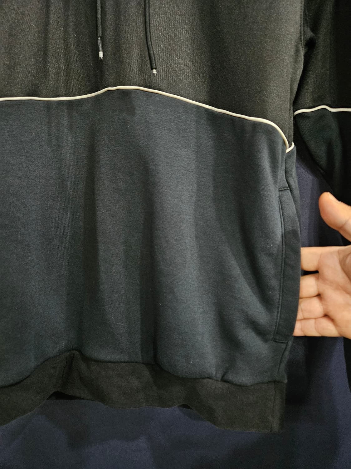 아디다스 삼선 투톤 남성 95 후드티  상품이미지6