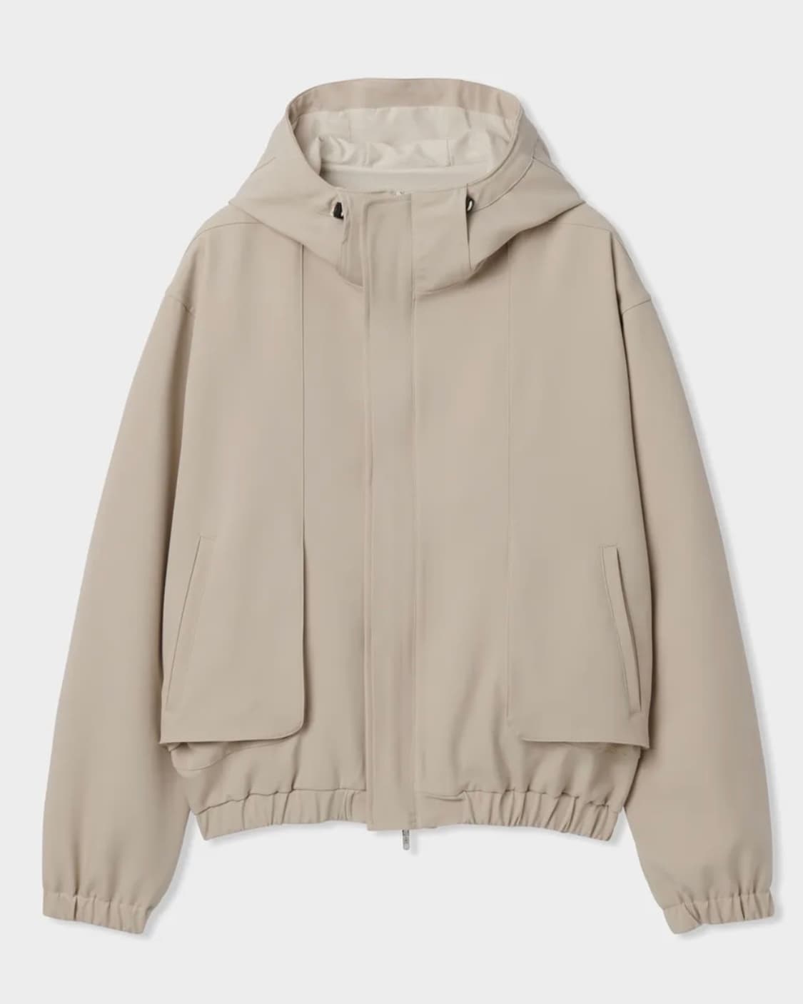 르마드 포켓 밴딩 후드 야상 - 라이트 베이지 (2size) 상품이미지1