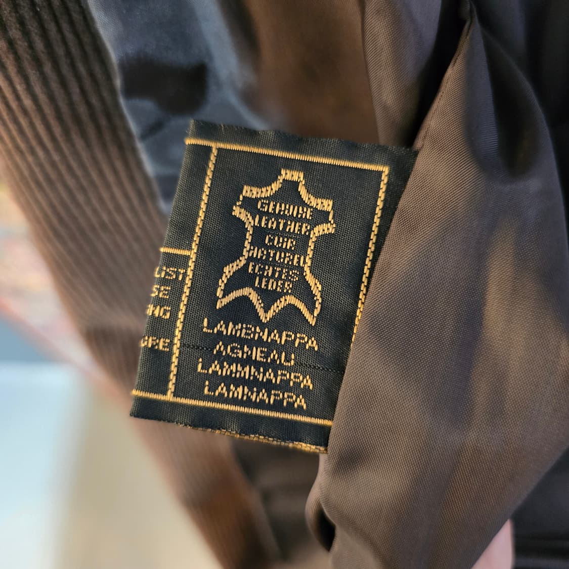 램스킨 레더 베스트 빈티지 상품이미지5