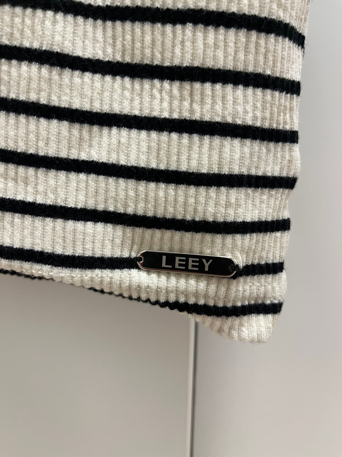 Leey stripe rib tank top  상품이미지5