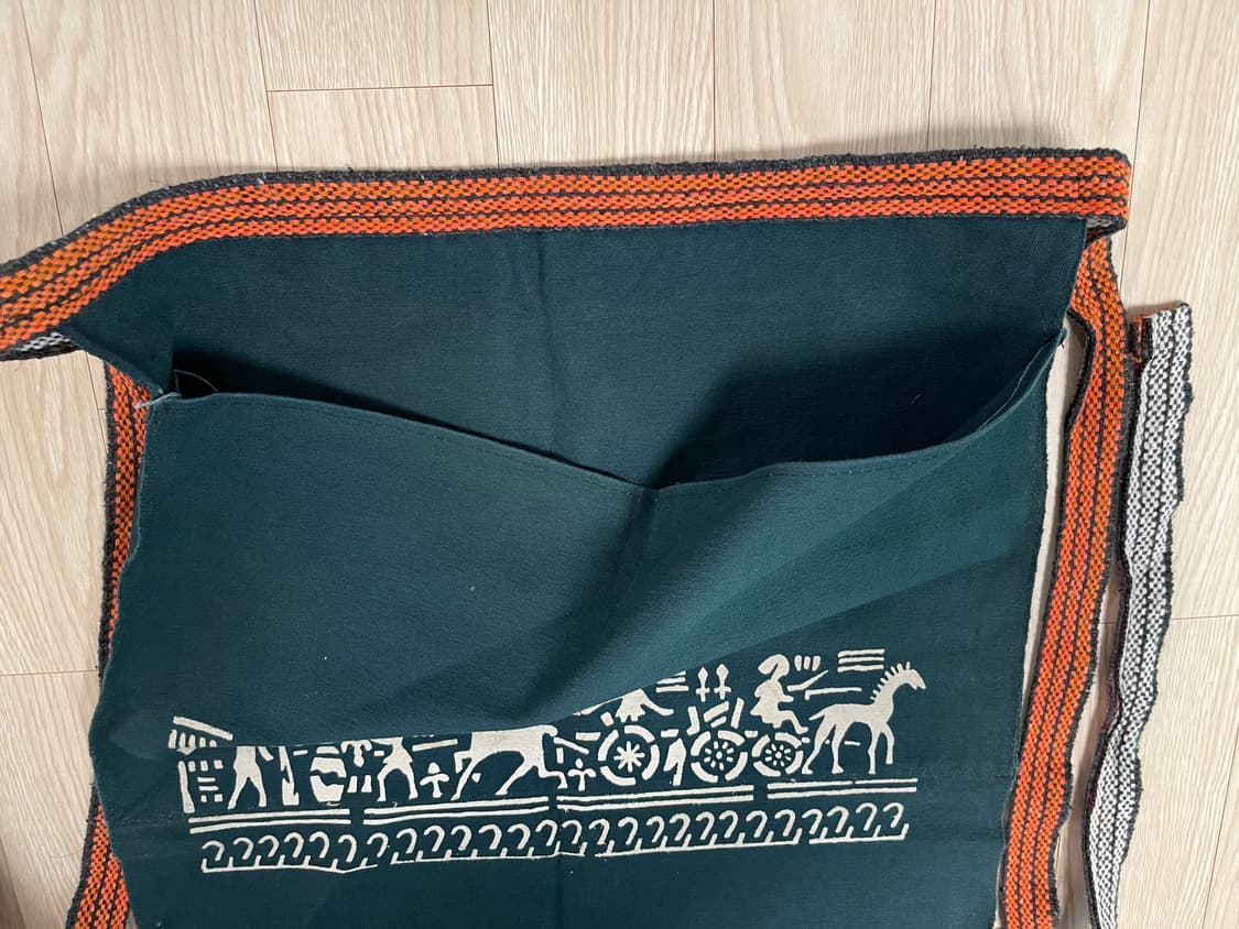 에스닉 빈티지 앞치마 9번 90s 상품이미지2