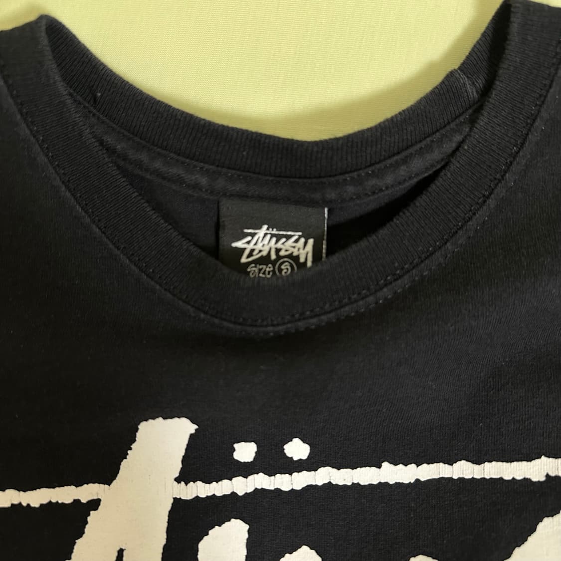 스투시 월드투어 티셔츠 반팔 블랙 상품이미지5