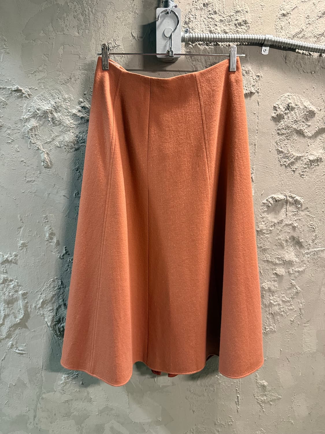 띠어리 럭스 theory 울 플레어 미디 스커트 오렌지 040 상품이미지1
