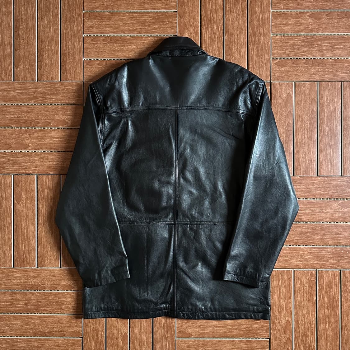 Volcano sheep-skin leather safari coat 상품이미지2