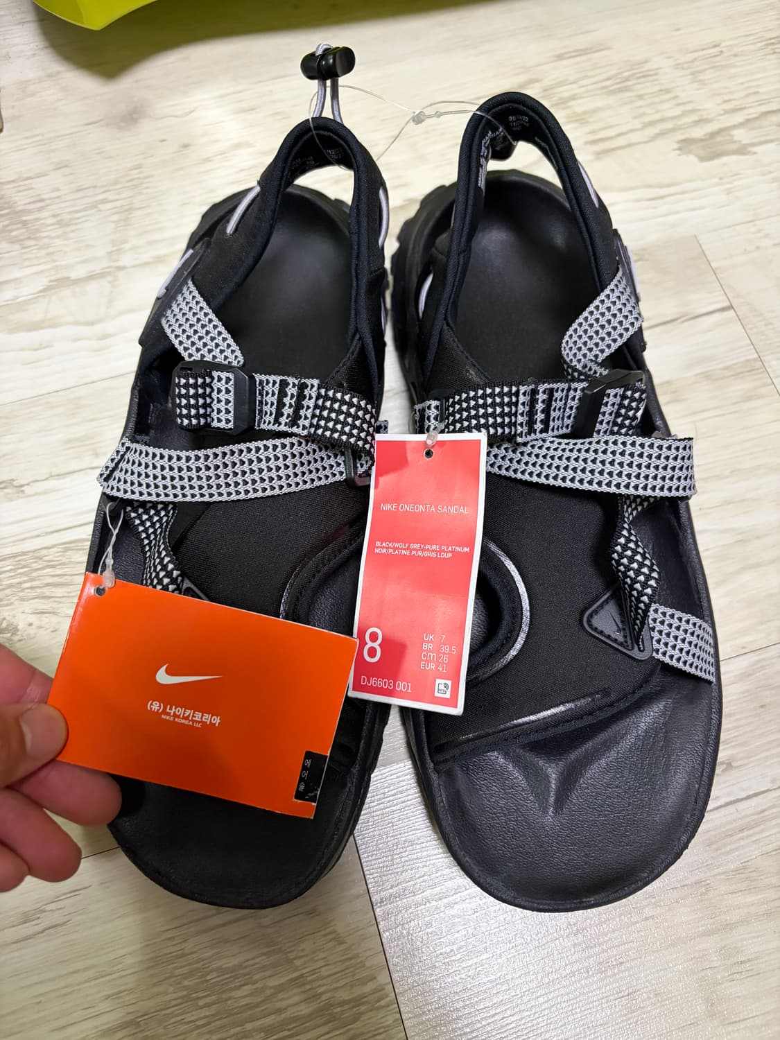 [260] 나이키 ONEONTA 샌들 블랙 새상품 상품이미지1