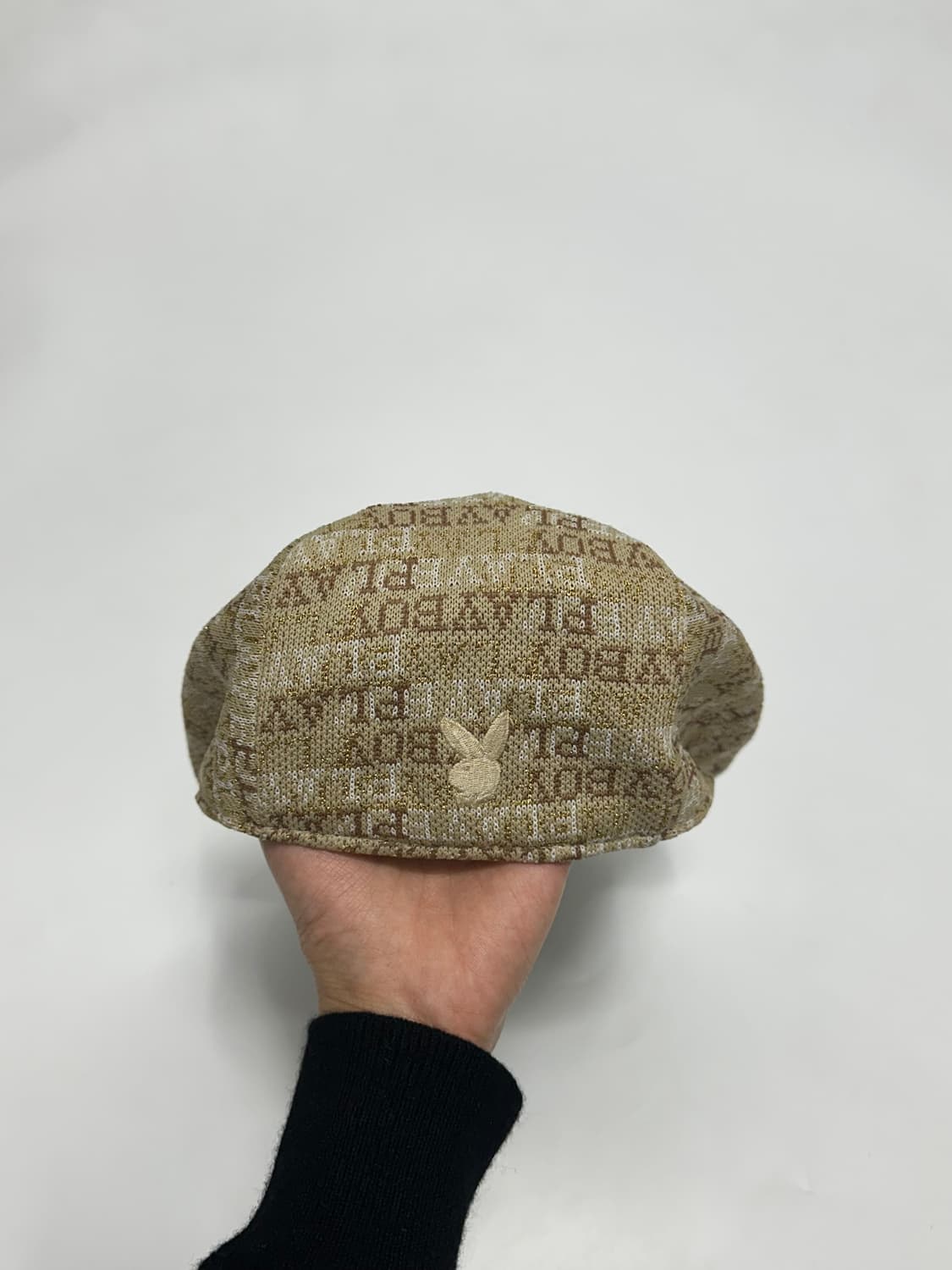 플레이보이 로고 패턴 헌팅캡 (일본판) 일본빈티지 상품이미지4