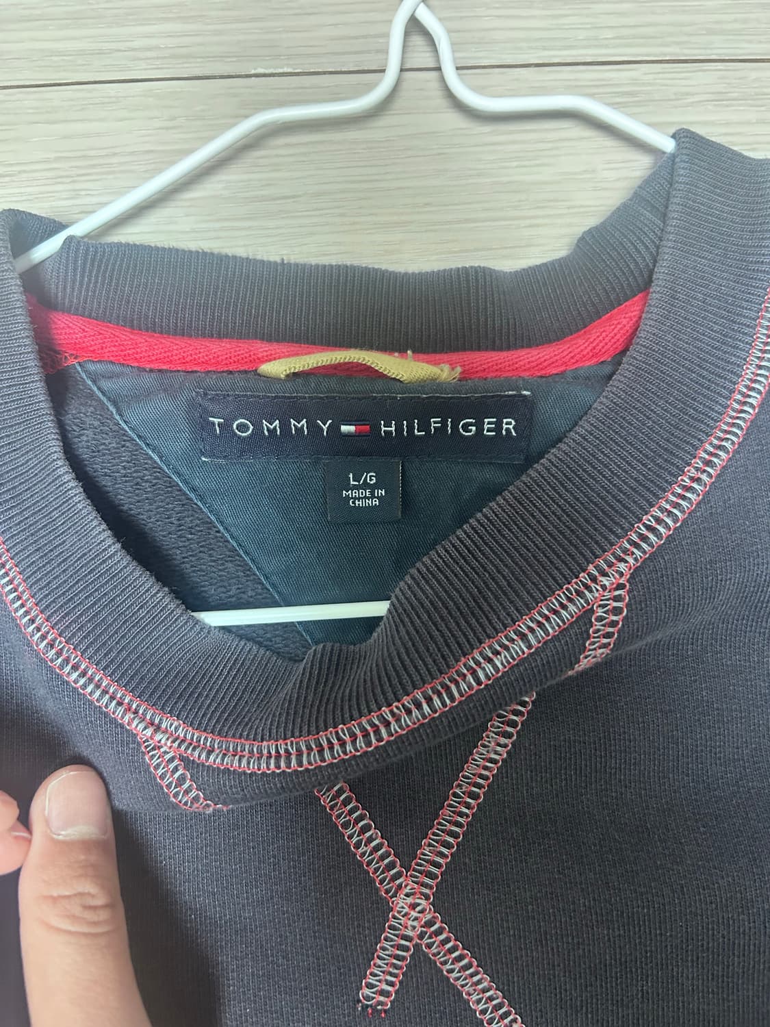 타미힐피거 네이비 맨투맨 L 상품이미지3