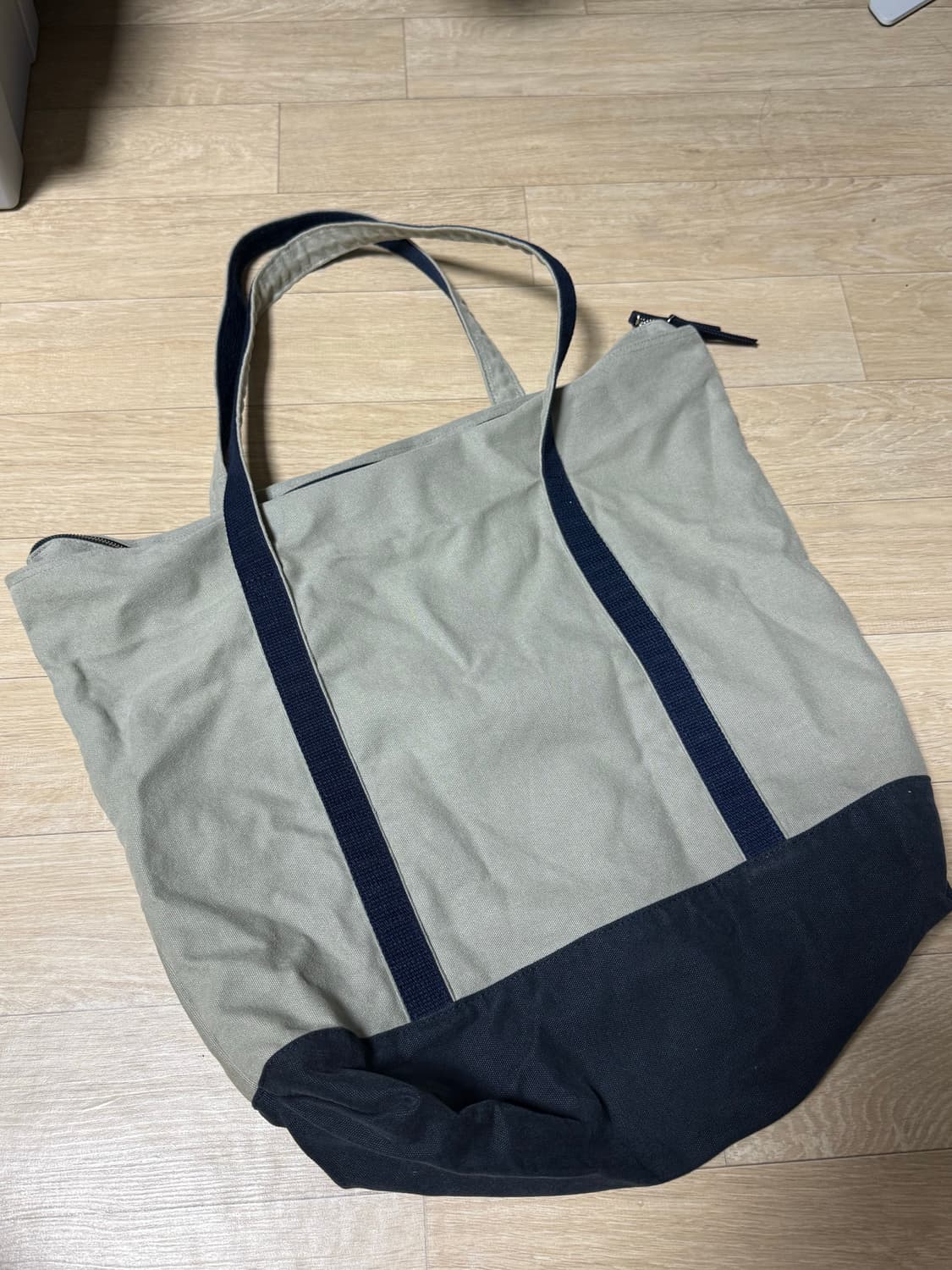 [OS]해칭룸 토트백 네이비 상품이미지2