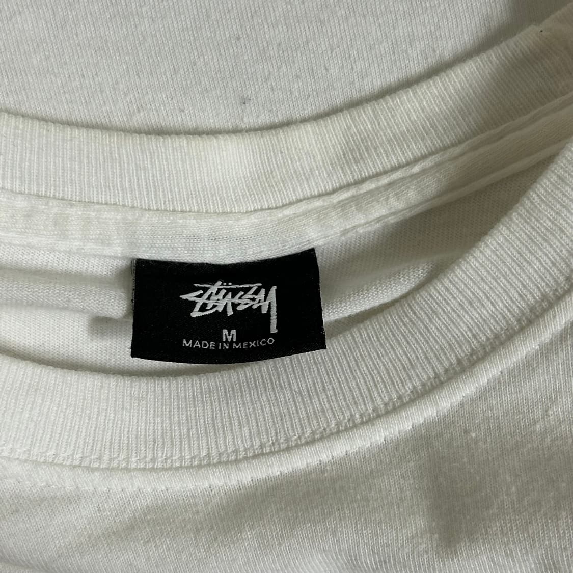 스투시 CDG 서프맨 반팔 티셔츠 화이트 M  상품이미지9