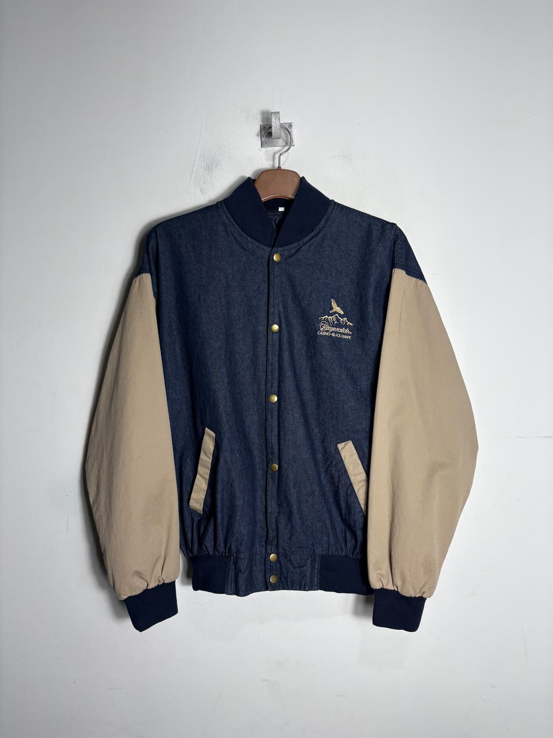 데님 바시티 점퍼 상품이미지1