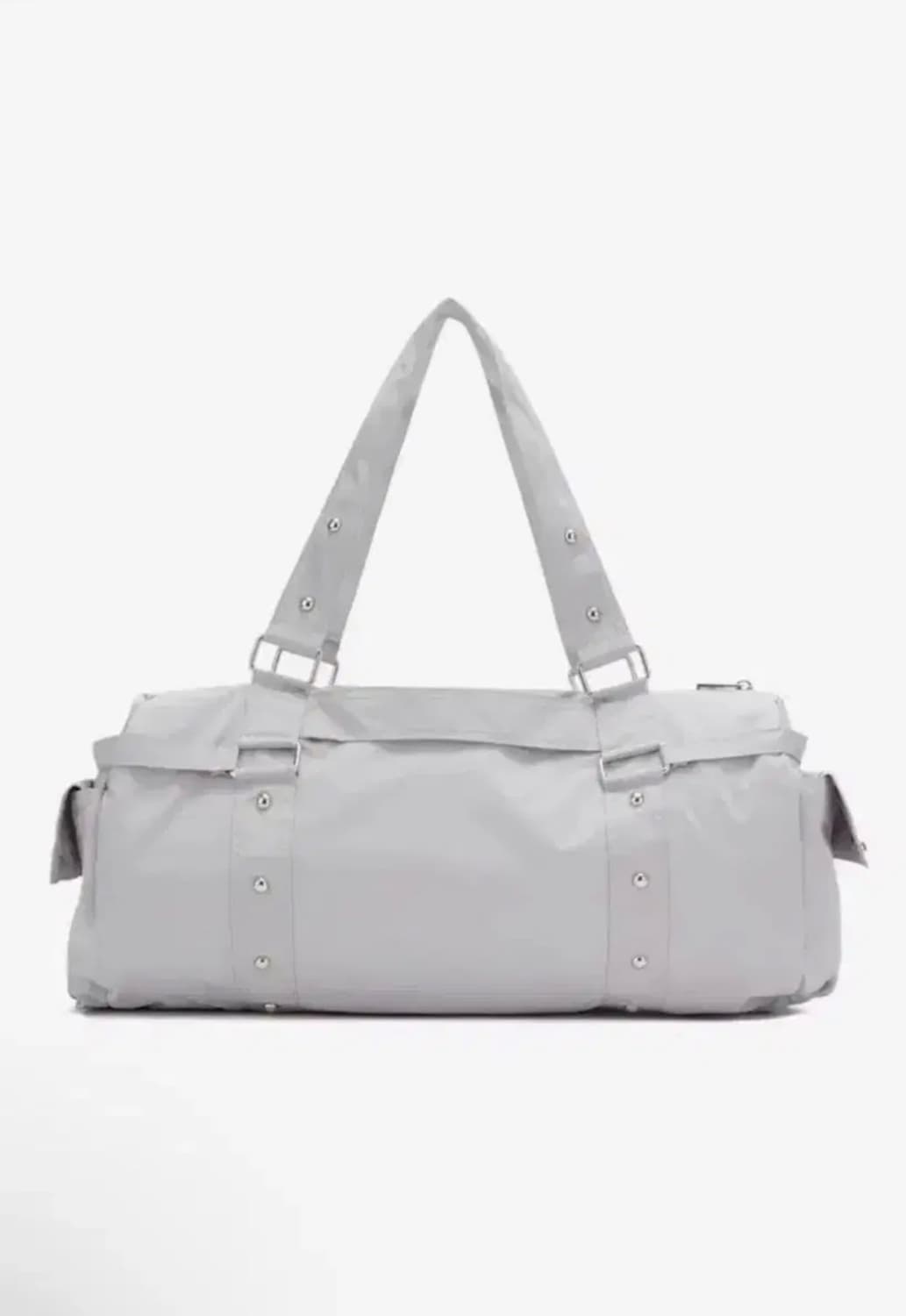 다이닛 더플백 DEINET LOGO DUFFLE BAG IN GREY 상품이미지2