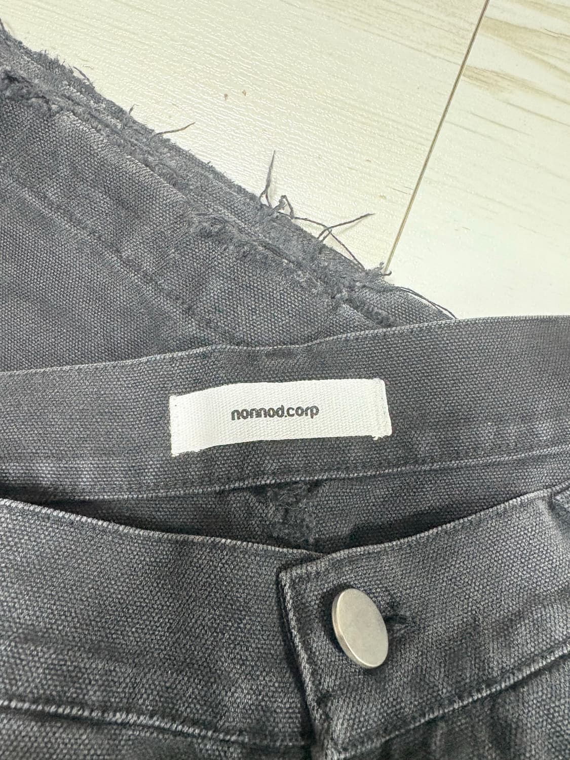 논노드 더블니 빈티지블랙 2사이즈 상품이미지2