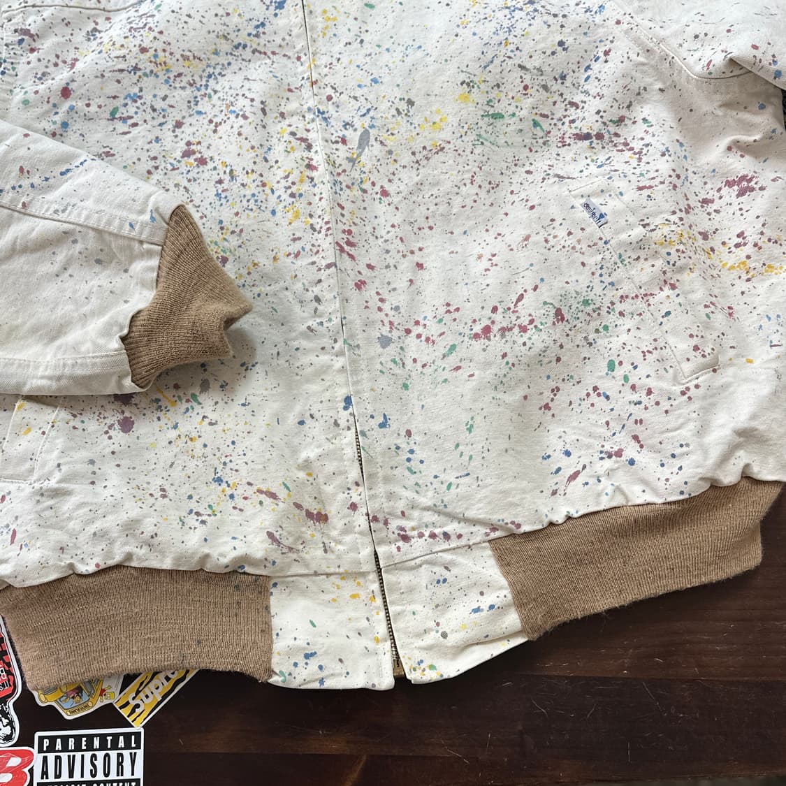 80s USA 칼하트 100주년 JR167 산타페 자켓 XL 상품이미지5