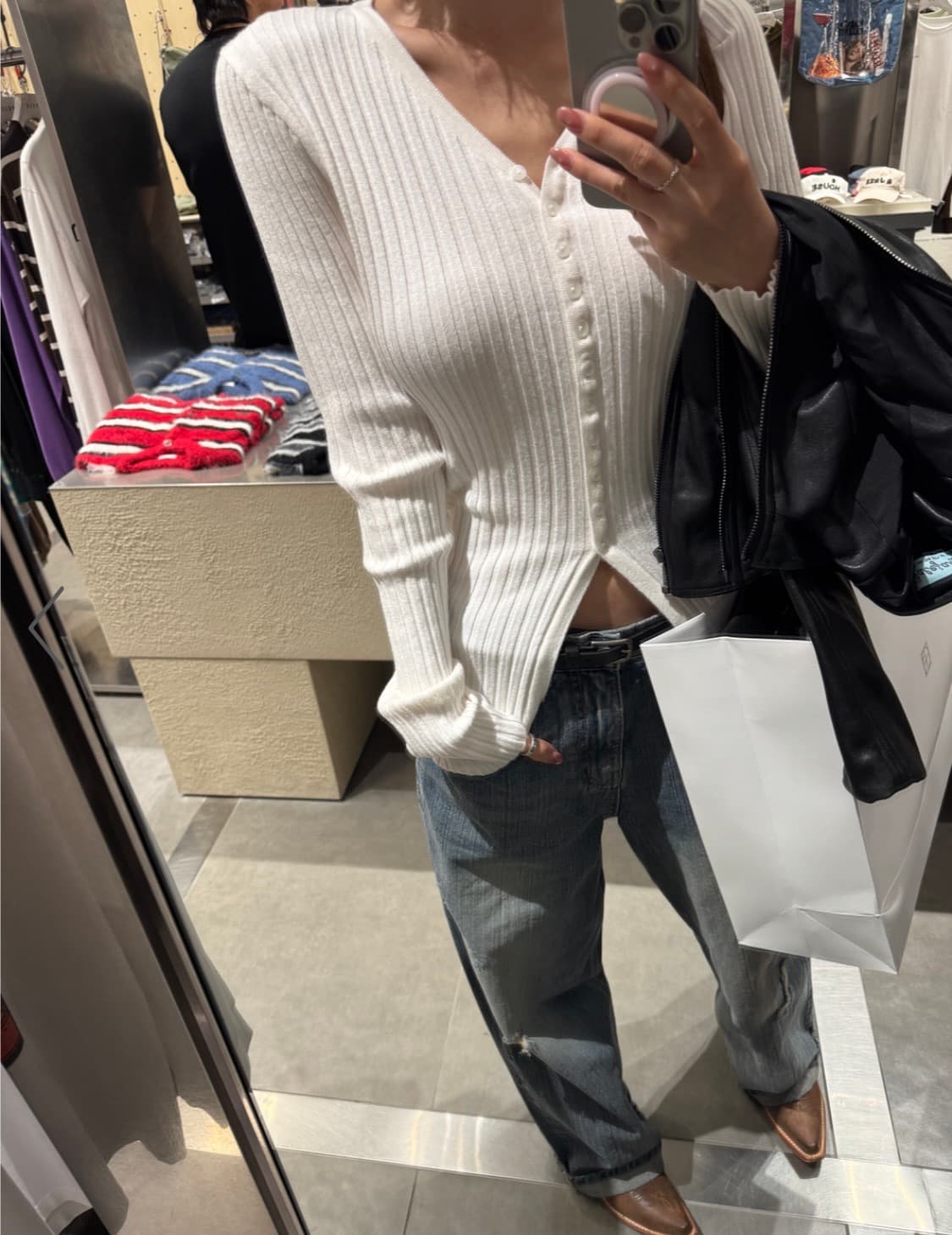 페일제이드 맥가디건 롱 Mag Cardi Open Hem Long Ver 상품이미지2