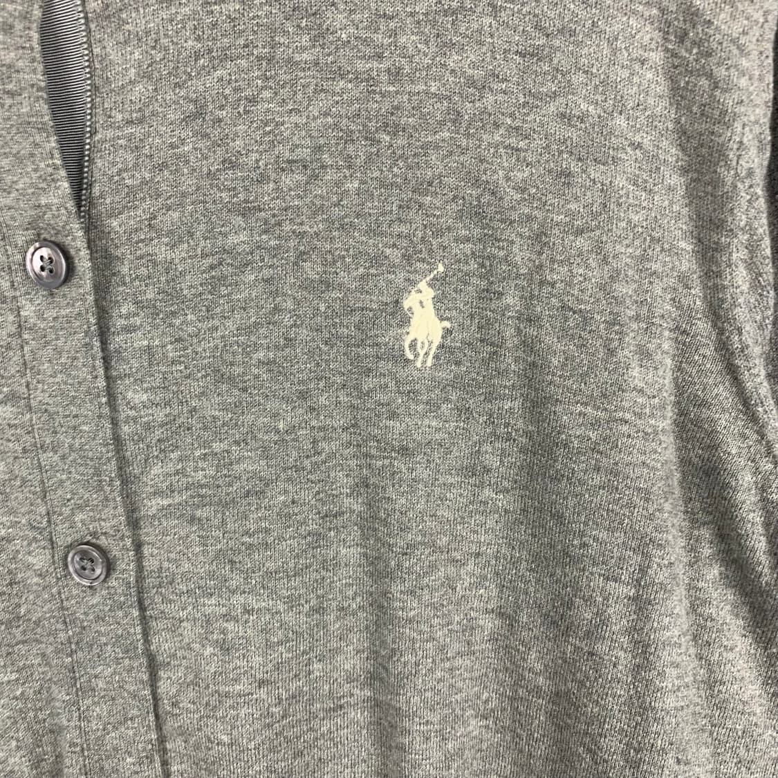 폴로 랄프로렌 신형 그레이 버튼 니트 가디건 상품이미지3