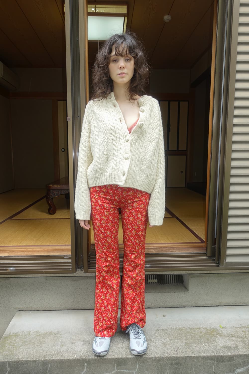 Nuuanu 코듀로이 팬츠 핫토마토 상품이미지1