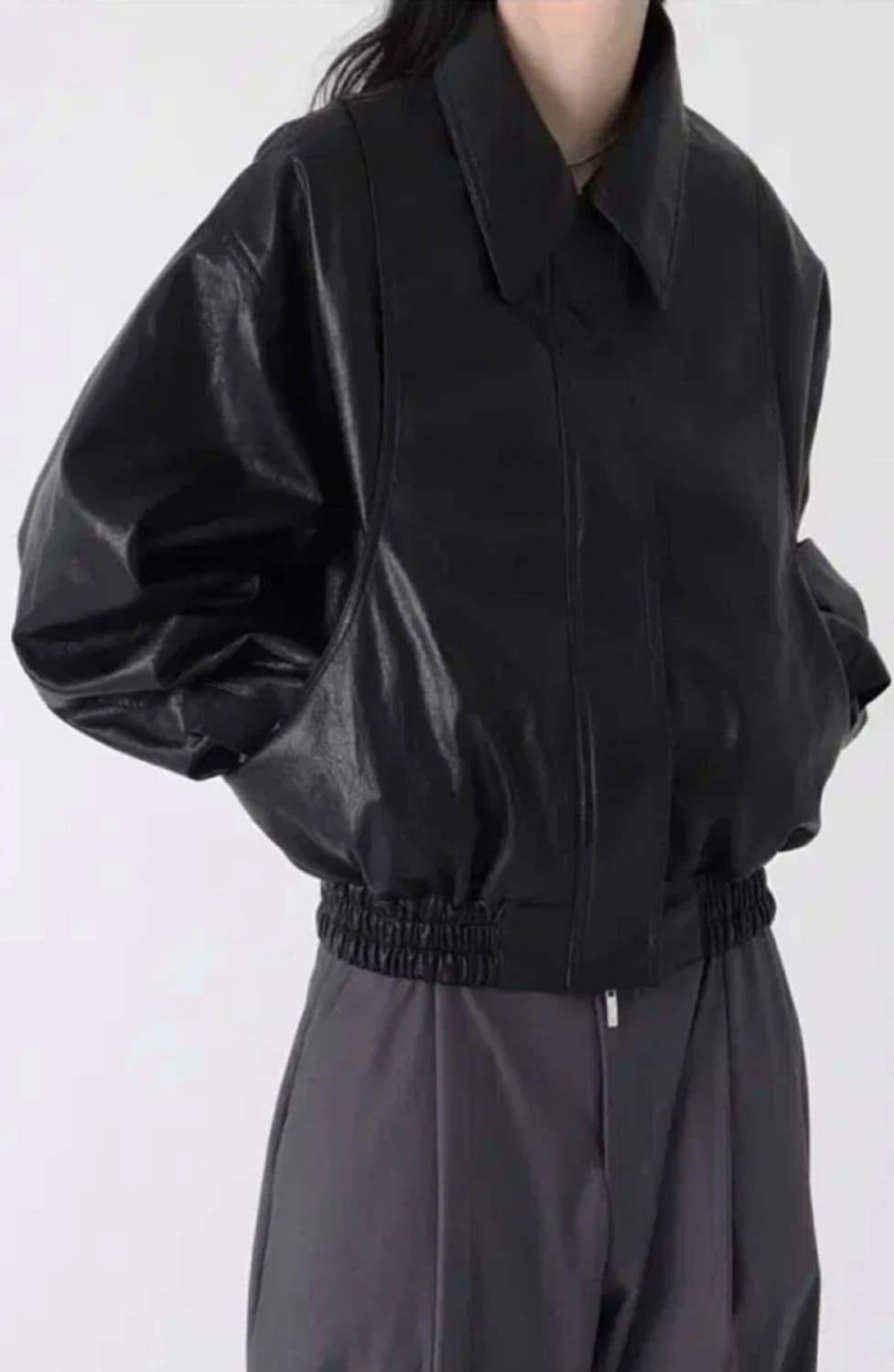 트리밍버드 가죽자켓 상품이미지5