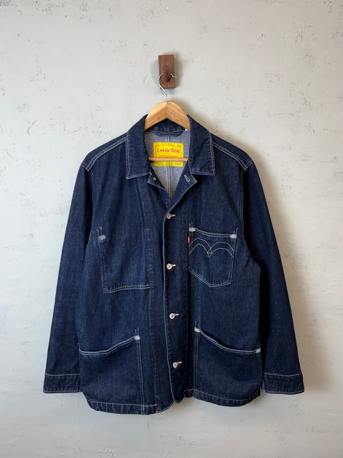 리바이스 00s 빈티지 엔지니어드 데님 커버올 자켓 상품이미지1