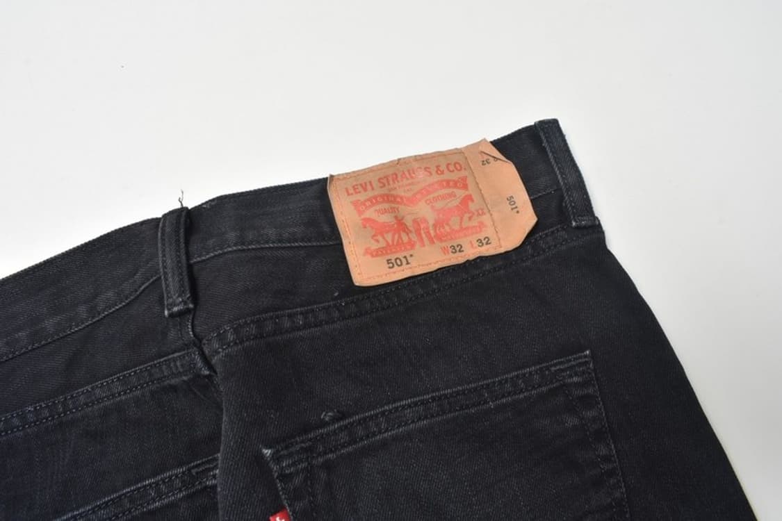 리바이스 501 청바지 데님팬츠 블랙 32 상품이미지7
