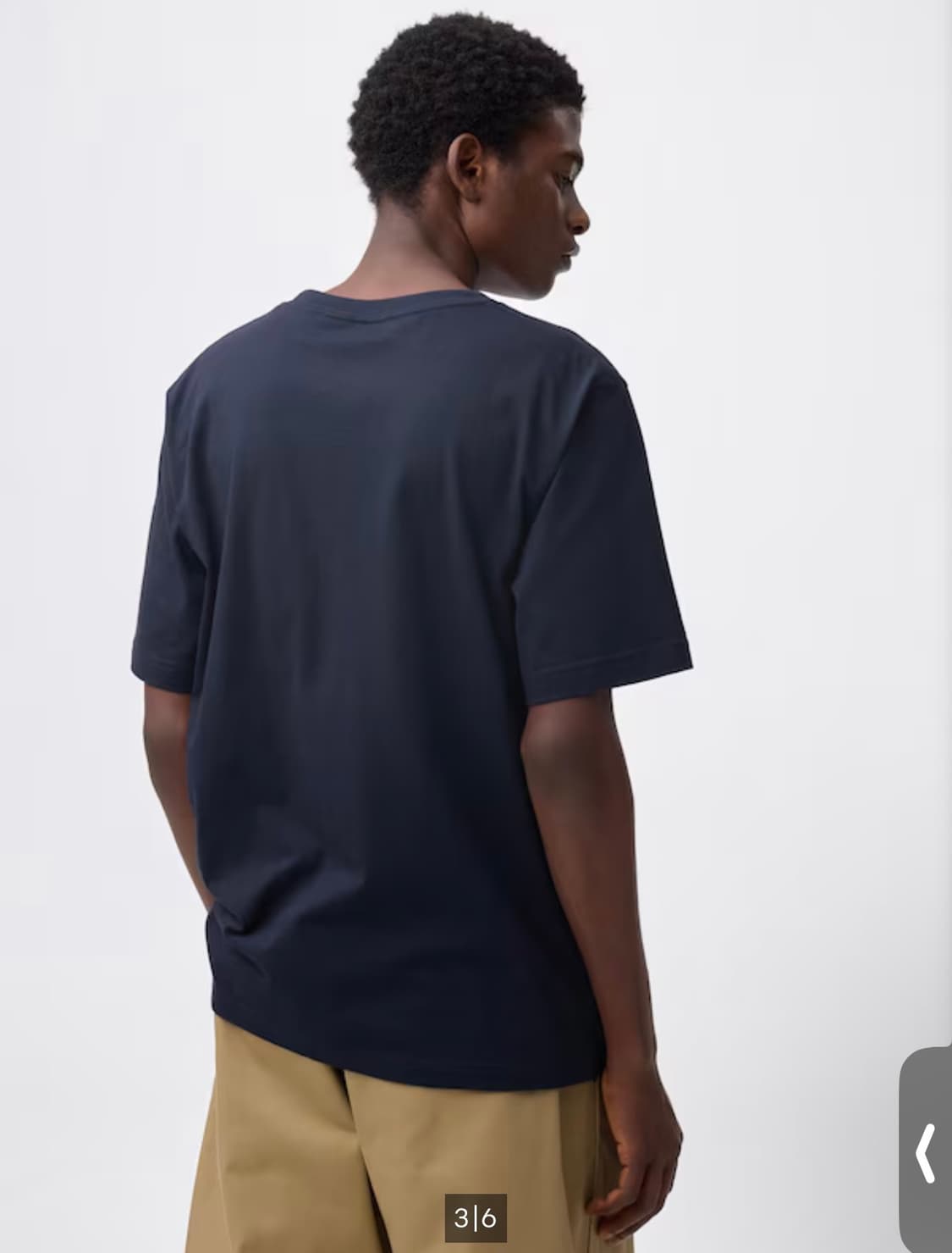 [3XL] GU 별의커비 그래픽 티셔츠 네이비 상품이미지2