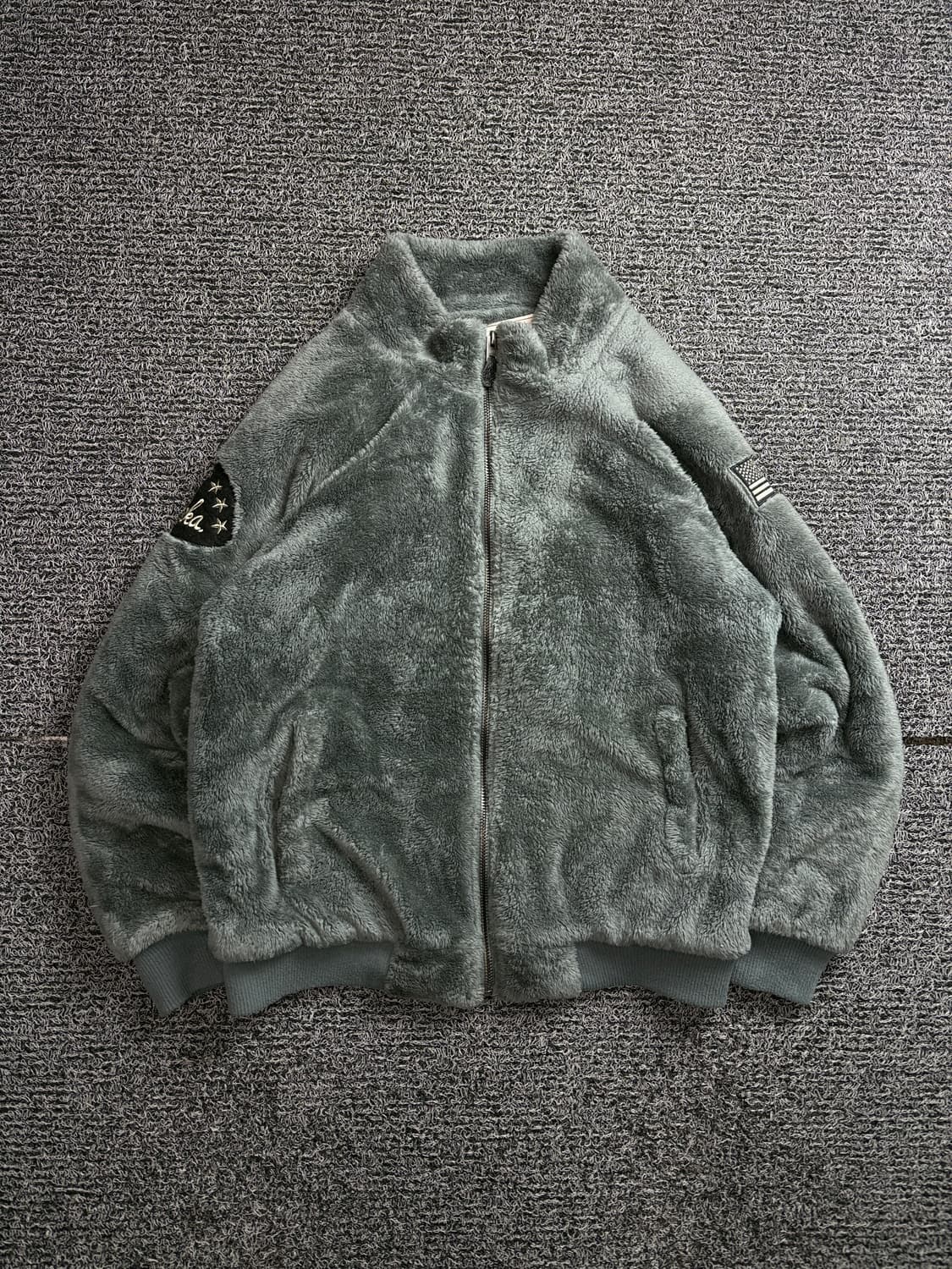 엑스톤즈 성조기 패치로고 쉐르파 플리스 자켓 2292 상품이미지2