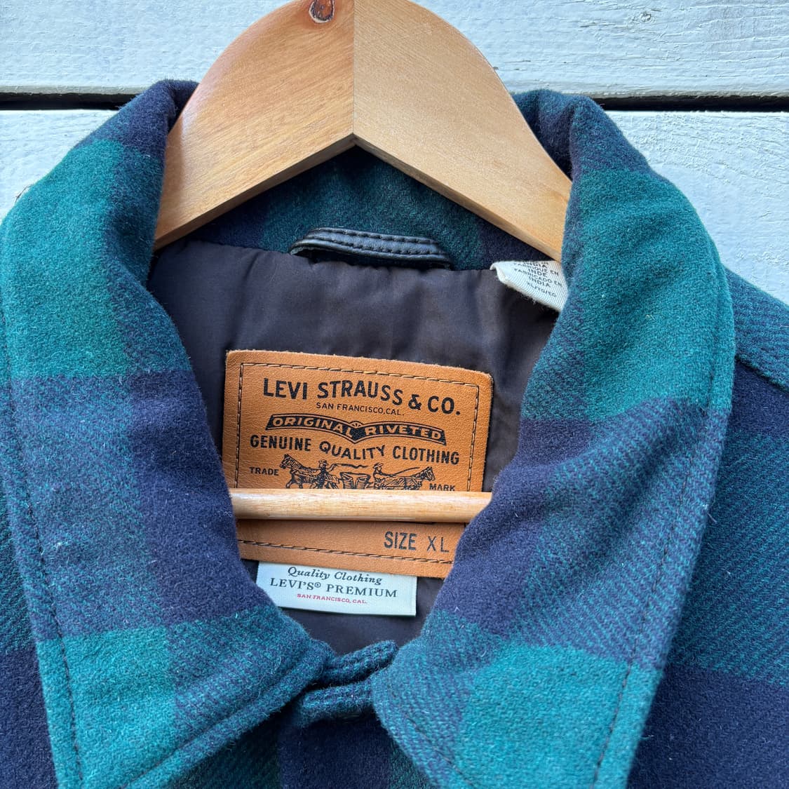 Levi’s  x Justin Timberlake 리바이스 울 레더 자켓 상품이미지4