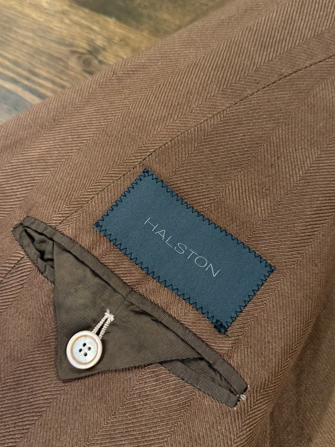 HALSTON 더블 브레스티드 자켓 100~103 상품이미지8