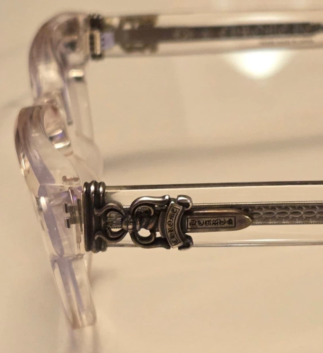 [정품] Chrome Hearts 클리어 솔 대거 안경 상품이미지1