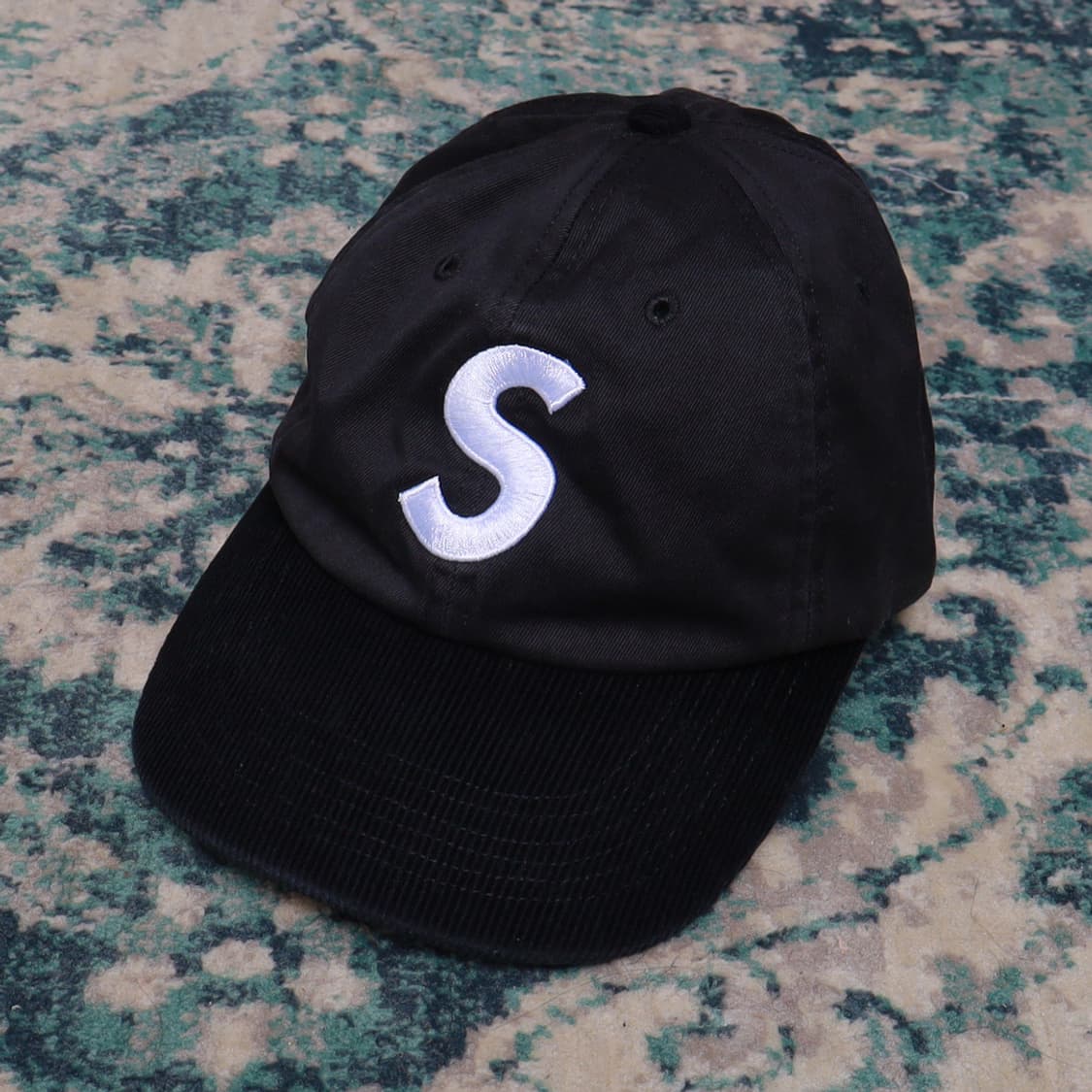 Supreme 슈프림 24SS 투톤 S로고 6패널 캡 모자 블랙 상품이미지1