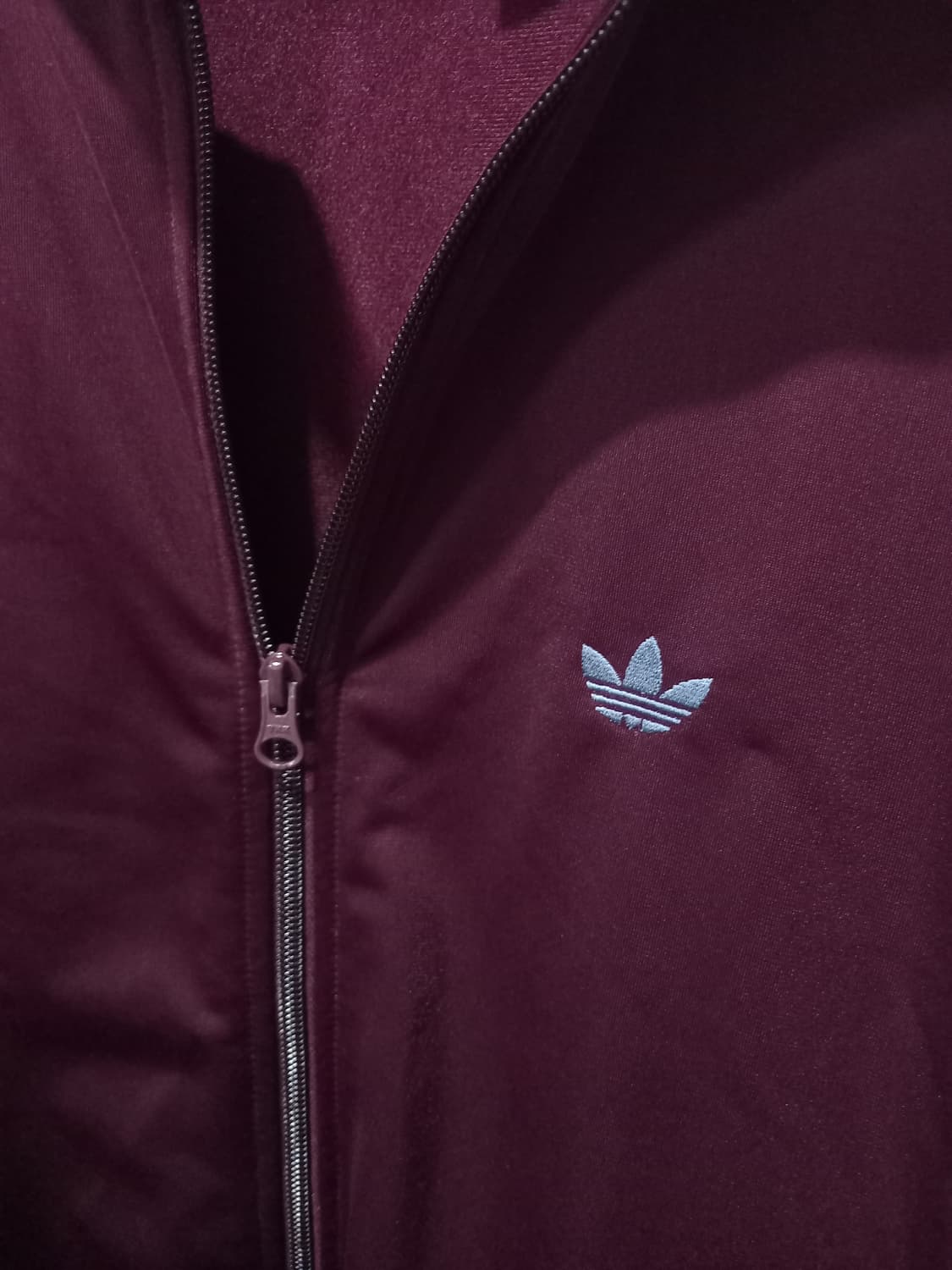 아디다스 BB트랙탑 마룬 와인 버건디 저지 져지집업 95/M 상품이미지3