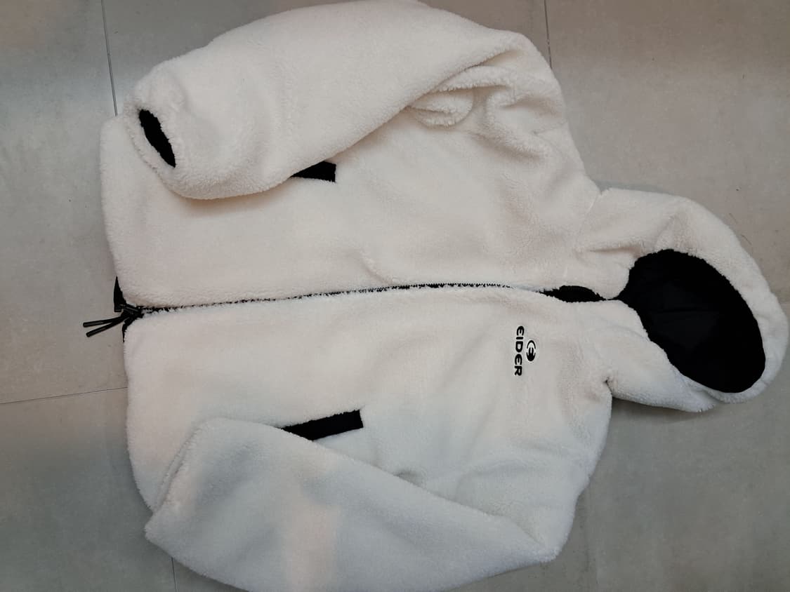 아이더 블랙 양면 패딩 점퍼 L(거의새것) 상품이미지3