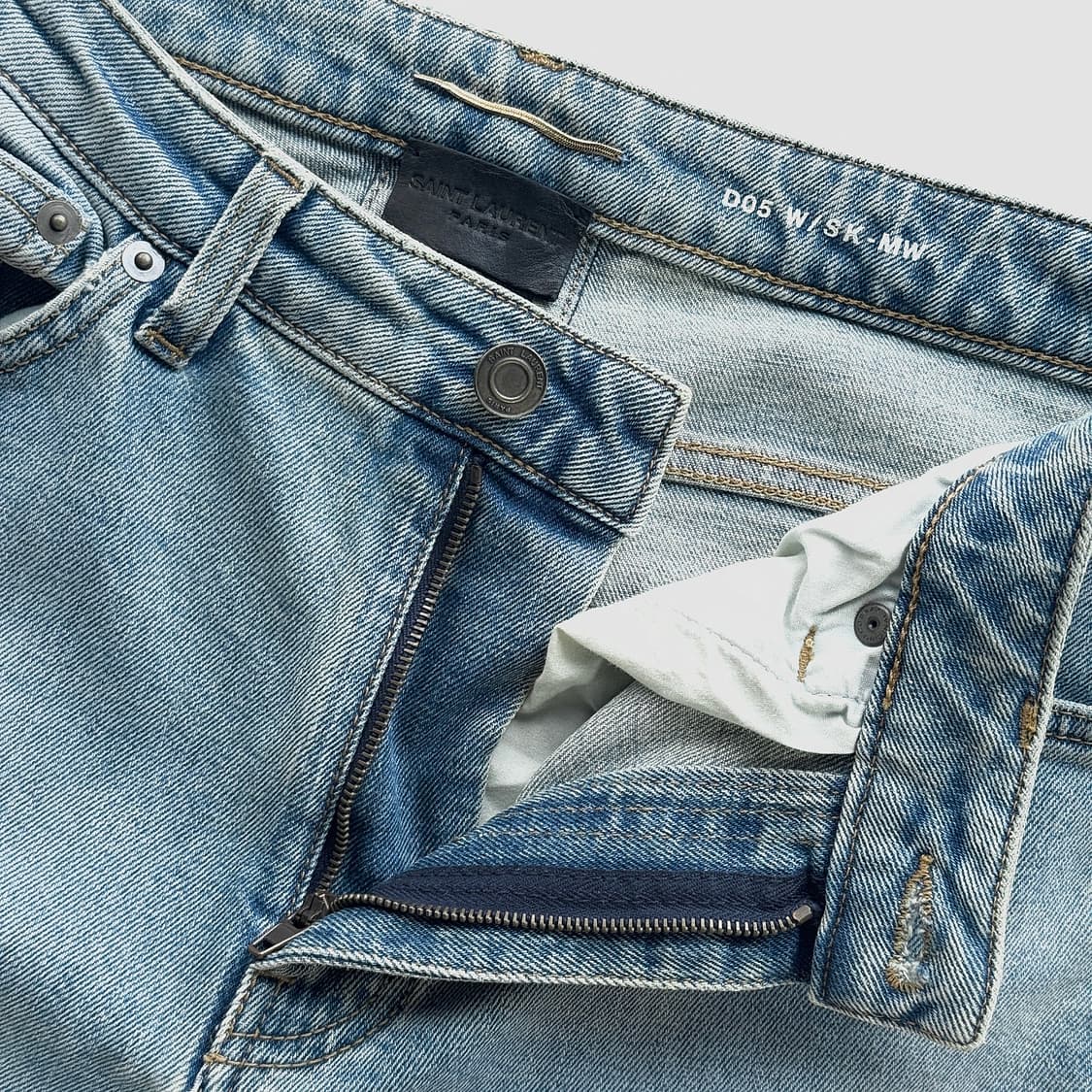 생로랑 디스트레스드 슬림 진 상품이미지2