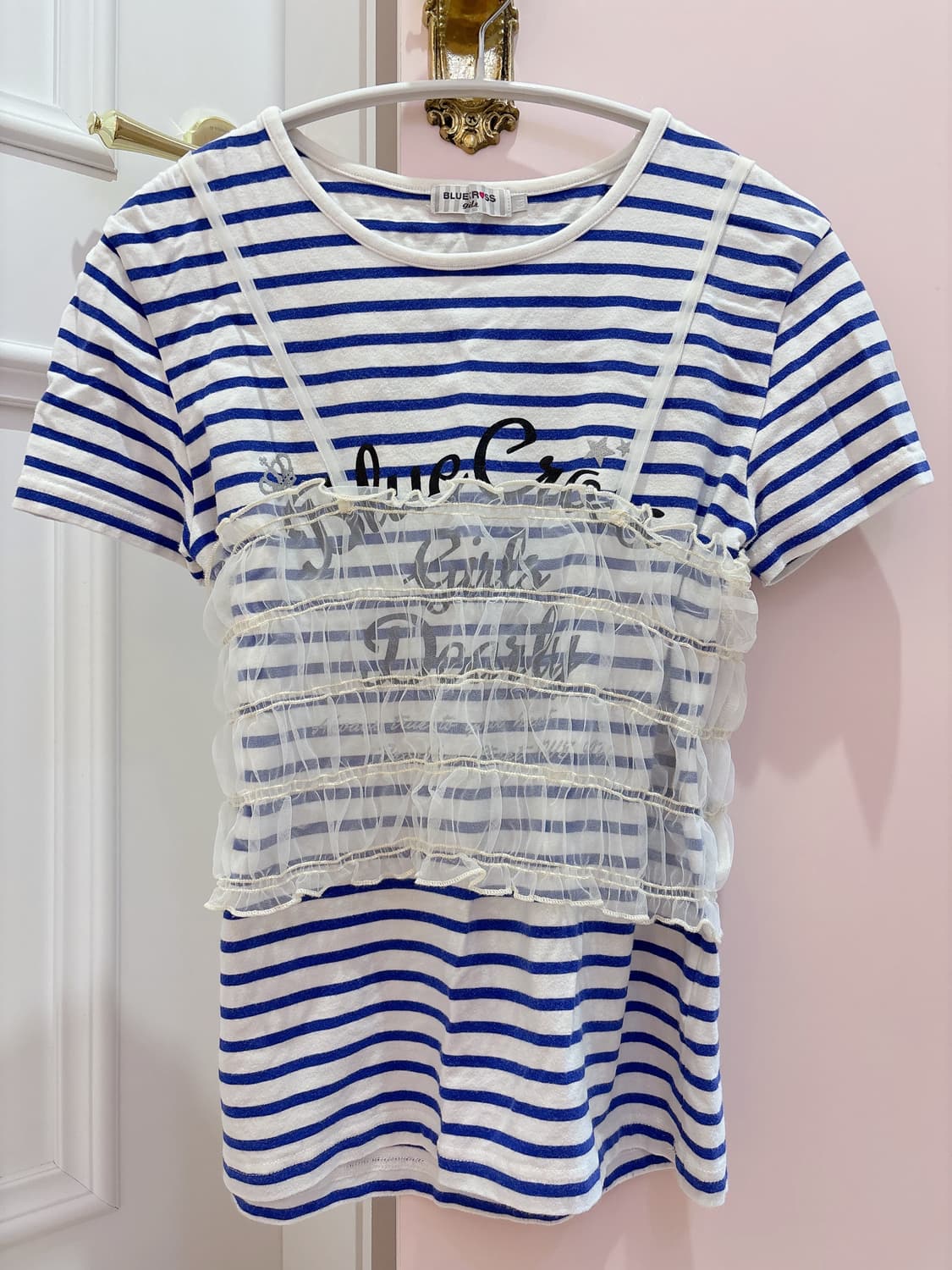 반팔 레이어드 세트(2개 구성) 상품이미지1