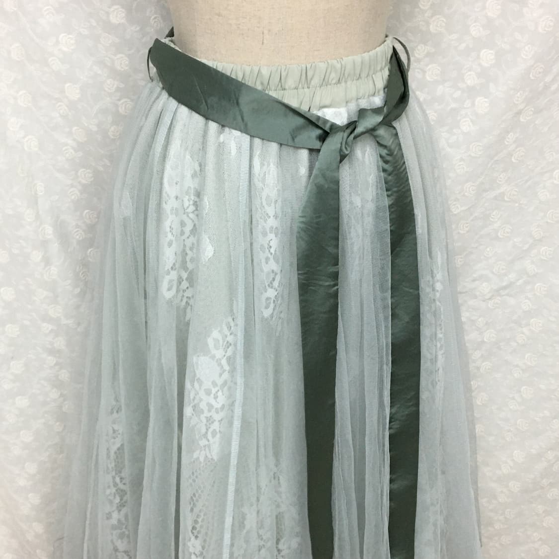 엑시즈팜 포에티크 레이스 치마 상품이미지2