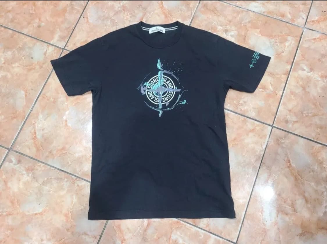 21SS 스톤아일랜드 마블원 반팔티셔츠 블랙 상품이미지2