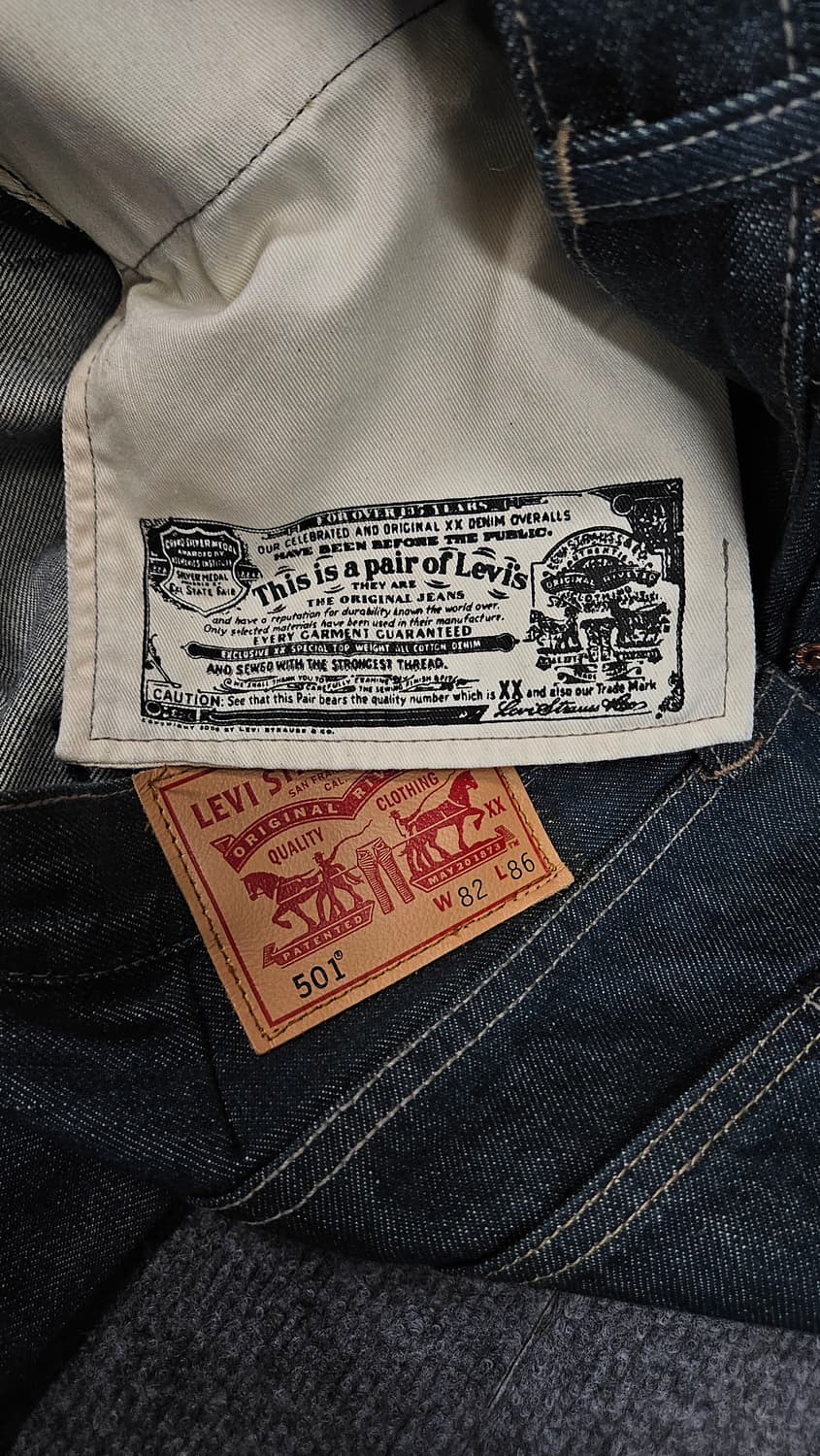리바이스 501 오리지널 진 데님팬츠(급처) 상품이미지4