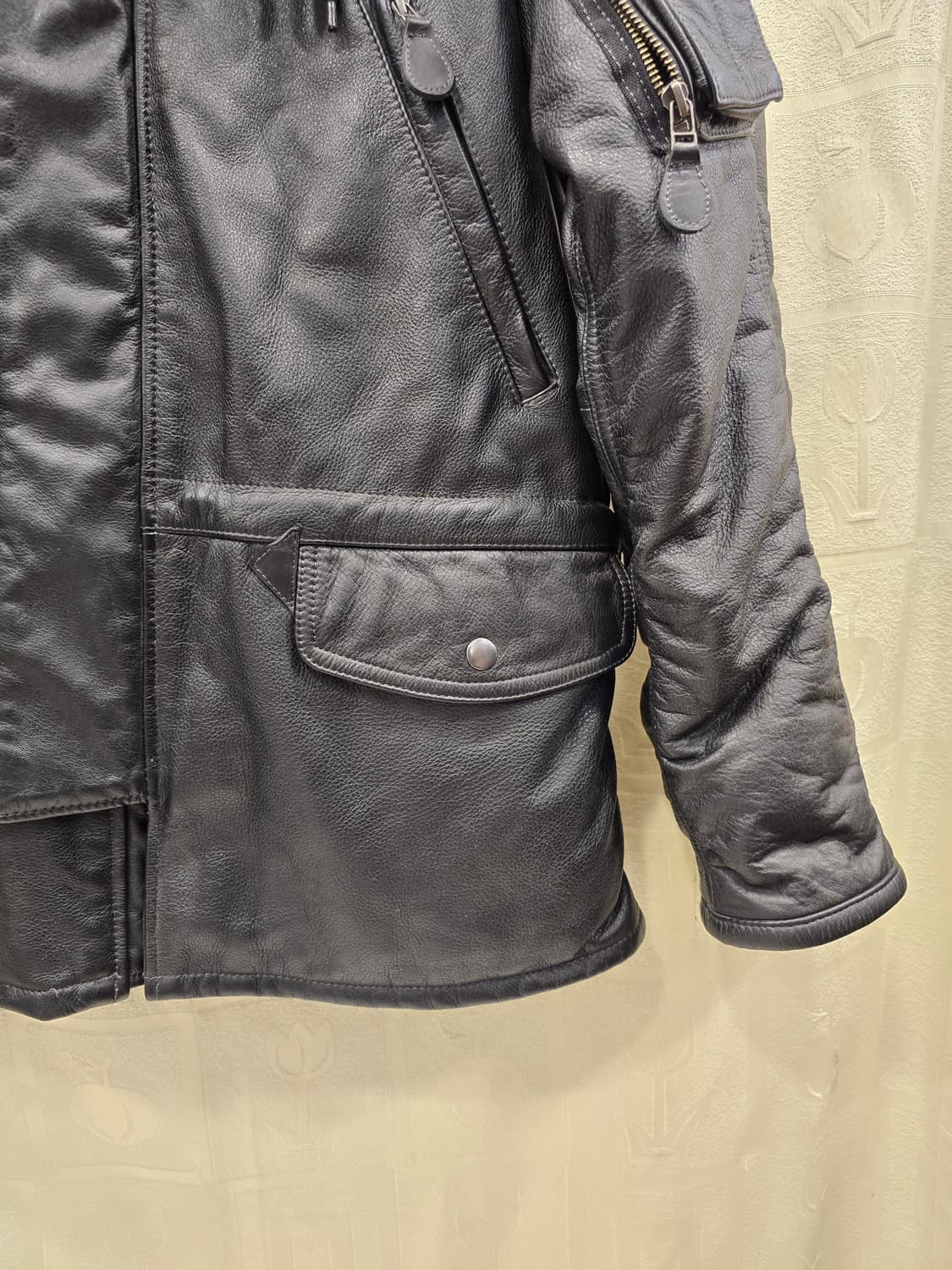 카도야 KADOYA N-3R (M.I.R SPEC) 가죽자켓 95~100 상품이미지4