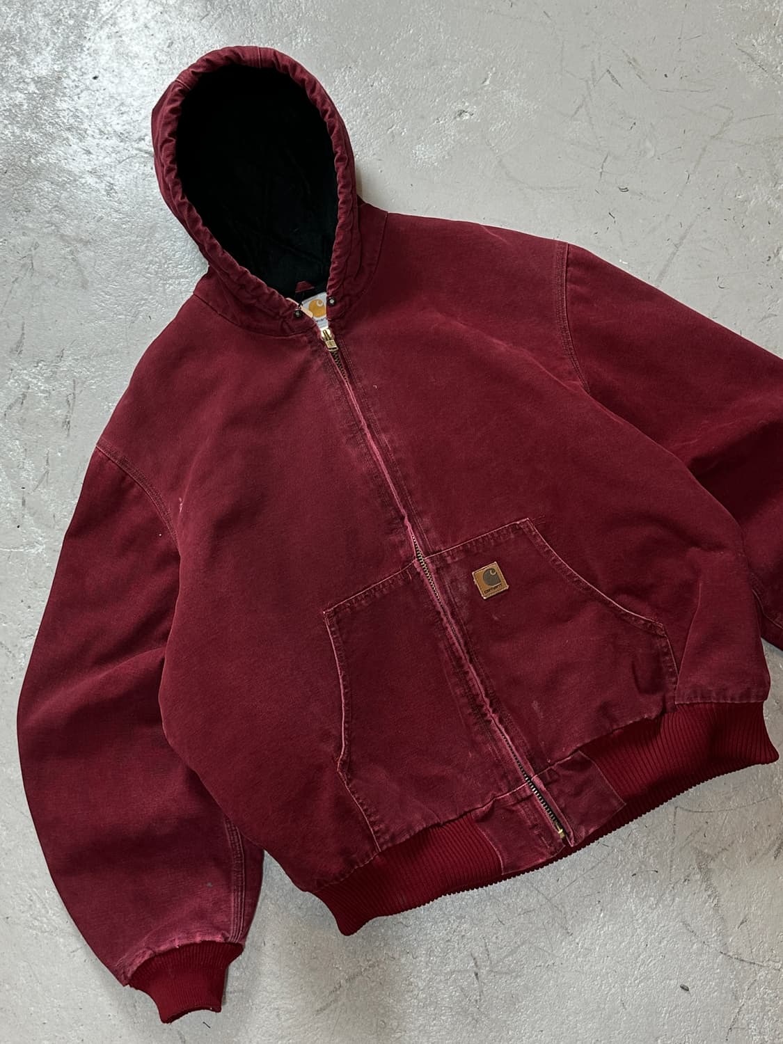 00's OG 칼하트 J130 CRI 액티브 자켓 칼하트 크림슨레드 상품이미지5