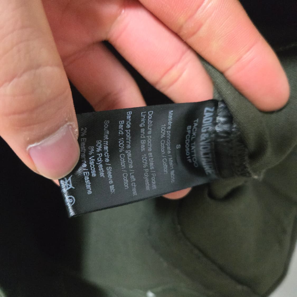 쟈딕앤볼테르 코튼 와펜 자켓 /여성 자켓/ 여자 자켓  상품이미지6